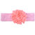 AkinosKIDS shabby flowers rosset pink chiffon newborn babygirl newborn  Soft headband