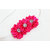 AkinosKIDS Newborn Crystal three satin Sunflower Baby Elastic Fuschia Pink Headband/Hair Accessory
