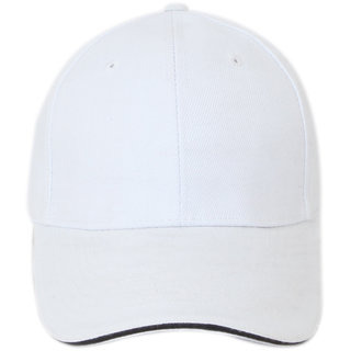 Buy ILU White caps for men mens womens Baseball cap Hip Hop snapback ...