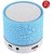 Unique Crack disco Light series - Mini Bluetooth Speaker With USB Port / Memory EZ063-Blue