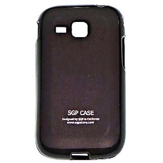 Silicon Pouch Silicone Back Case Cover Dark Samsung Champ Deluxe Duos C3312