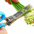 Kudos 5 blades Scissors Vegetable Chopper Paper Shredder cutting scissor kitchen herb
