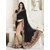 Designer Saree Multicolor Georgette Embroidered Saree With Blouse