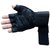Huskey- Gym Fitness Leather Padding Hand Gloves (Free Size)