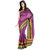 Kataan Bazaar Purple Cotton Self Design Saree Without Blouse