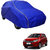 Auto Shelter Parachute Double Stitched Fusion (Royal Blue With Yellow Striped) Car Body Cover For Maruti Suzuki Celerio