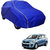 Auto Shelter Parachute Double Stitched Fusion (Royal Blue With Yellow Striped) Car Body Cover For Maruti Suzuki Ertiga .