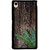 Fuson Designer Phone Back Case Cover Sony Xperia M4 Aqua( Leaf On The Wood )