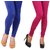 Stylobby Blue and Pink Viscose pack of 2 Leggings