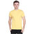 Tryyit Yellow Round Neck Cotton T-Shirt