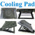 Ergonomic Design USB Notebook Stand And Cooling Pad Fan For Laptop