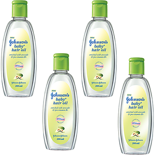 Buy Johnson S Baby Hair Oil 200 Ml Pack Of 4 Online 440 From Shopclues