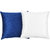 JBK Arts Exclusive Plain Satin Cushion Cover (12x12 inch, Blue  White)