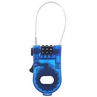 Futaba Retractable Bicycle Combination Cable 3 Digit PadLock