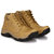 Knoos Men Tan Lace-Up Boots