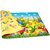 Double Sided Baby Crawl  Play Mat Carpet - Water resistant (Color and design may vary)(6ft X 4 ft)