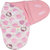 Ole Baby Hello Kitty  Print Comfortable Swaddle Blanket, Adjustable Infant Wrap With Velcro Closure , Soft Furry In Pink And White 0-9 Months