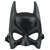 PTCMART Black Plastic Batman Mask