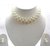 SMART STRINGS Non Plated White Necklace Set For Women