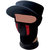 Hstore Black Cap With Red-Black Filter Mask (Sun, Dust, Anti-Pollution Mask)