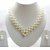 SMART STRINGS Non Plated White Glass  Others Necklace Set For Women