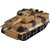 Kiditos Remote Control Rechargable Battle Tank with Light  Sound