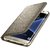 Mascot max  Golden Flip Cover for Samsung Galaxy S7 Edge
