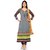 Aaina Grey Georgette Embroidered Dress Material (SB-3268) (Unstitched)