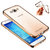 Golden Silicon Transparent Back Cover for Samsung Galaxy J7 Prime