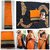 Style Amaze Orange Bhagalpuri Silk Embroidered Saree With Blouse