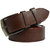 Sunshopping Brown Pin Hole Buckle Leatherite Belt For Men