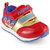 DeVEE Junior Fuluwa Boy's Red Gold Double Velcro Strap Closing Running Shoes