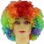Multicolour Malinga Hair Wig for Party, Cricket Matches, Holi