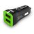 Tizum Smart Charging Car Charger 3.4 Amp, Dual Port - Super Fast Charging for Smartphones, GPS, Tabs (Black)