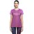 Piranha Women Violet Printed Sports T-shirt