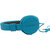 CORSECA DMHW3213 dynamic Over the Ear Wired Blue Headphones