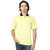 Hutz Turquoise and Lemon Pique Cotton Men Polo T-shirt (Pack of 2)