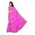 Winza Pink Georgette Embroidered Saree With Blouse