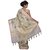 Banarasi Silk Works White Cotton Embroidered Saree With Blouse