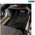 Hi Art Black Anti-Skid Curly Car Foot Mats For Ford Figo T-2 - Set Of 5