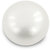 Be You 8.78 cts(9.65 ratti) White Color Plain Round Shape Natural Chinese Shell Pearl (Moti)