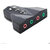 USB Sound Card 3D Virtual 7.1 Channel Stereo  Mic for PC Laptop Desktop