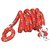 PETHUB High Quality And Stylish Dog Cord leash Medium-Red