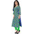 Khushali Multicolor Solid/Plain Cotton Stitched Kurti For Women's