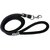 Petshop7 High Quality Stylish Black Plain Dog Rope Leash -15 MM- Medium