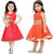 Aarika Girls Self Design Premium Net Birthday Special Frock Combo of 2