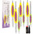 Adbeni Professional Quality Multi Color Nail File With Trimmer Pack of 4 With Kajal