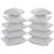 Shiv kirpa Set Of 10 Fiber Cushion Fillers 40x40 (16x16 Inch)