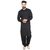 Arzaan Creation's Embroidery Work Black Cotton Pathani Suit