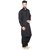 Arzaan Creation's Embroidery Work Black Cotton Pathani Suit